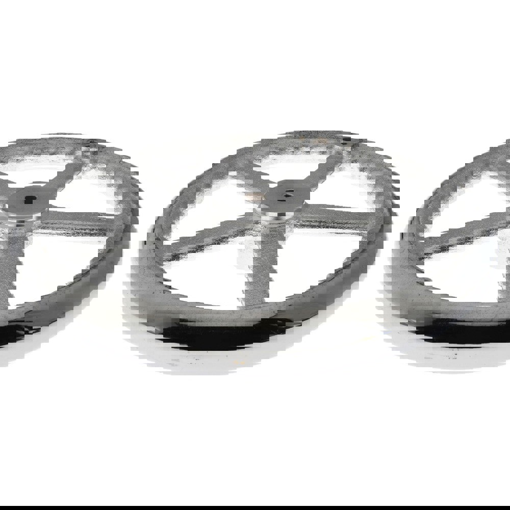 Spoked Straight Handwheel: Chrome-Plated